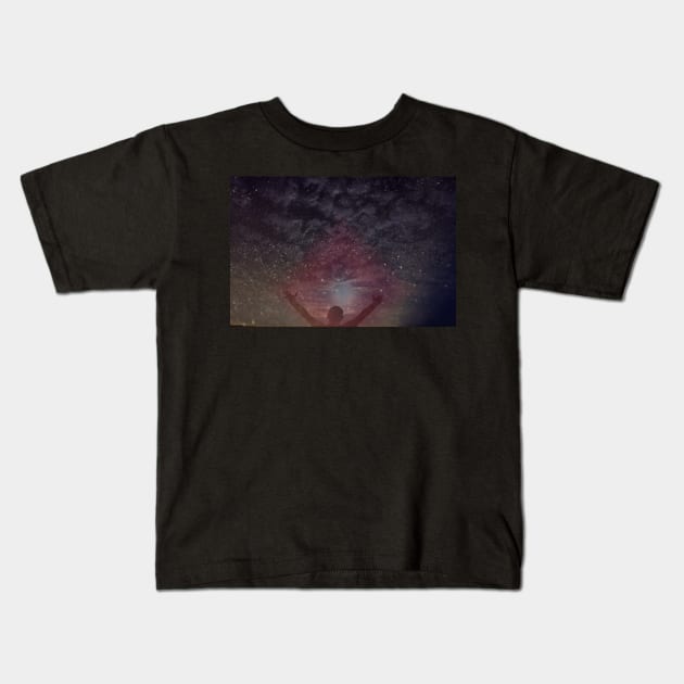 space guy Kids T-Shirt by rickylabellevie